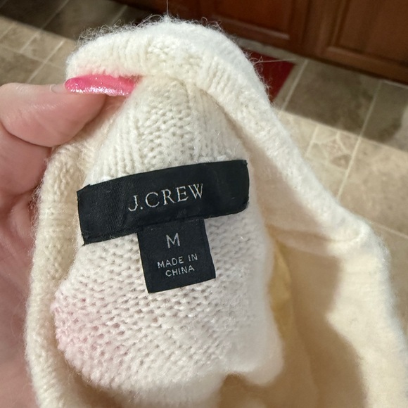J. Crew Cream Turtleneck Sweater - Picture 3 of 4
